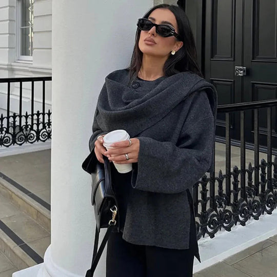 Zora - Stijlvolle & Warme Korte Winterjas