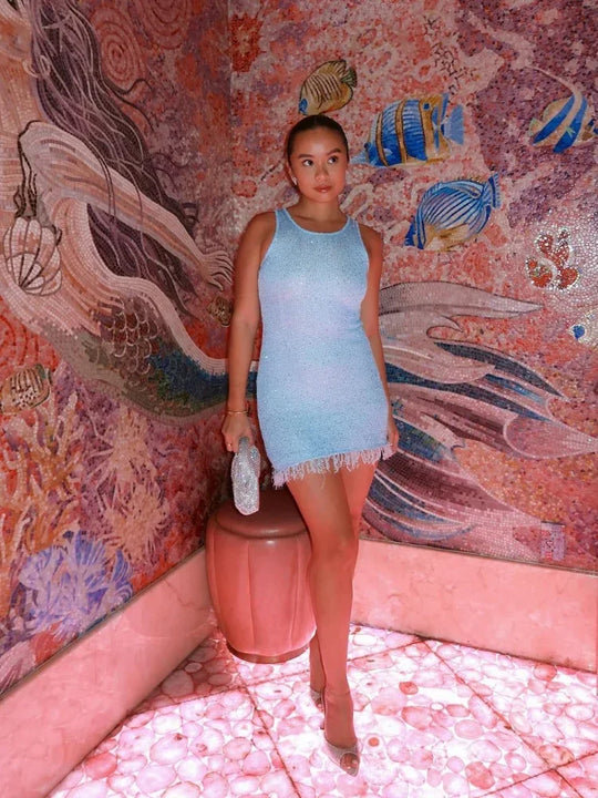 Ravina – Sprankelende mini-jurk met pailletten