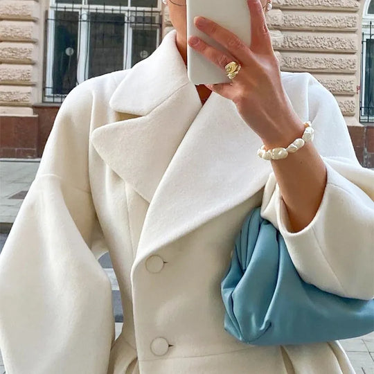 Isobel - Tijdloze Elegante Lange Jas