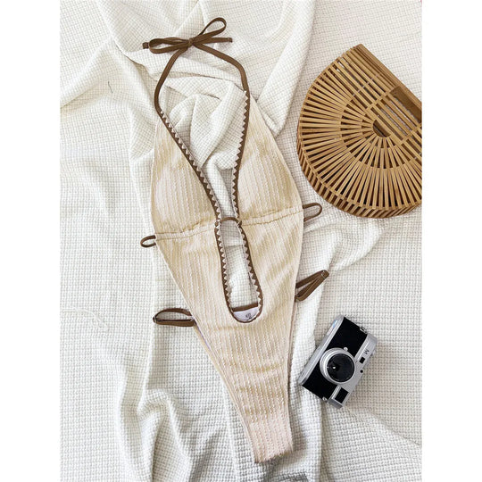 Maëva – Bohemian badpak met V-hals