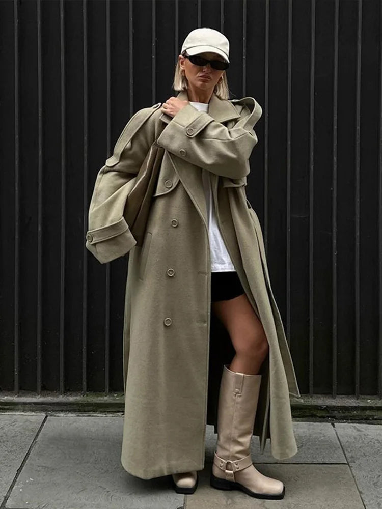 Anita - Tijdloze Oversized Trenchcoat