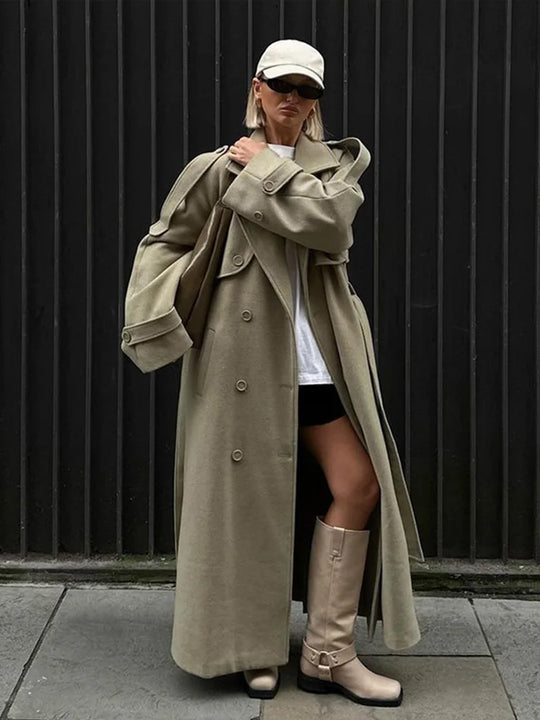 Anita - Tijdloze Oversized Trenchcoat