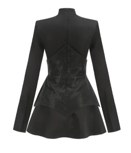 Brooklyn - Glamoureuze Glitter Corset Jurk